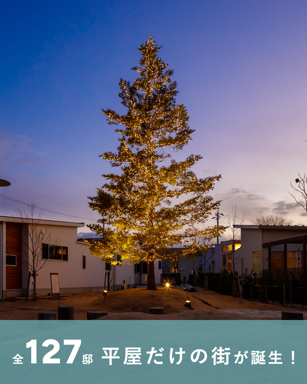 「オオソラモ土気」平屋の街（全127邸）