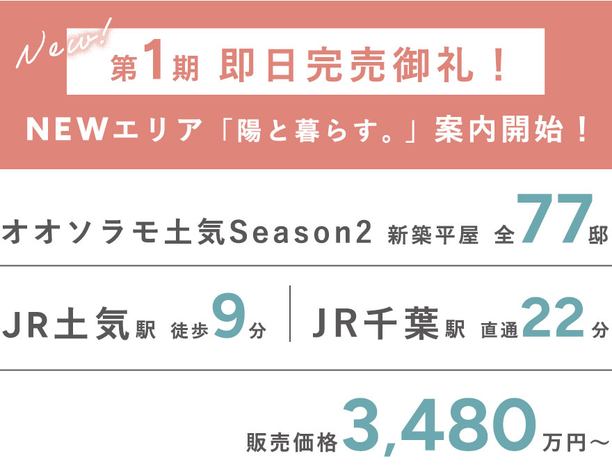 オオソラモ土気の特徴