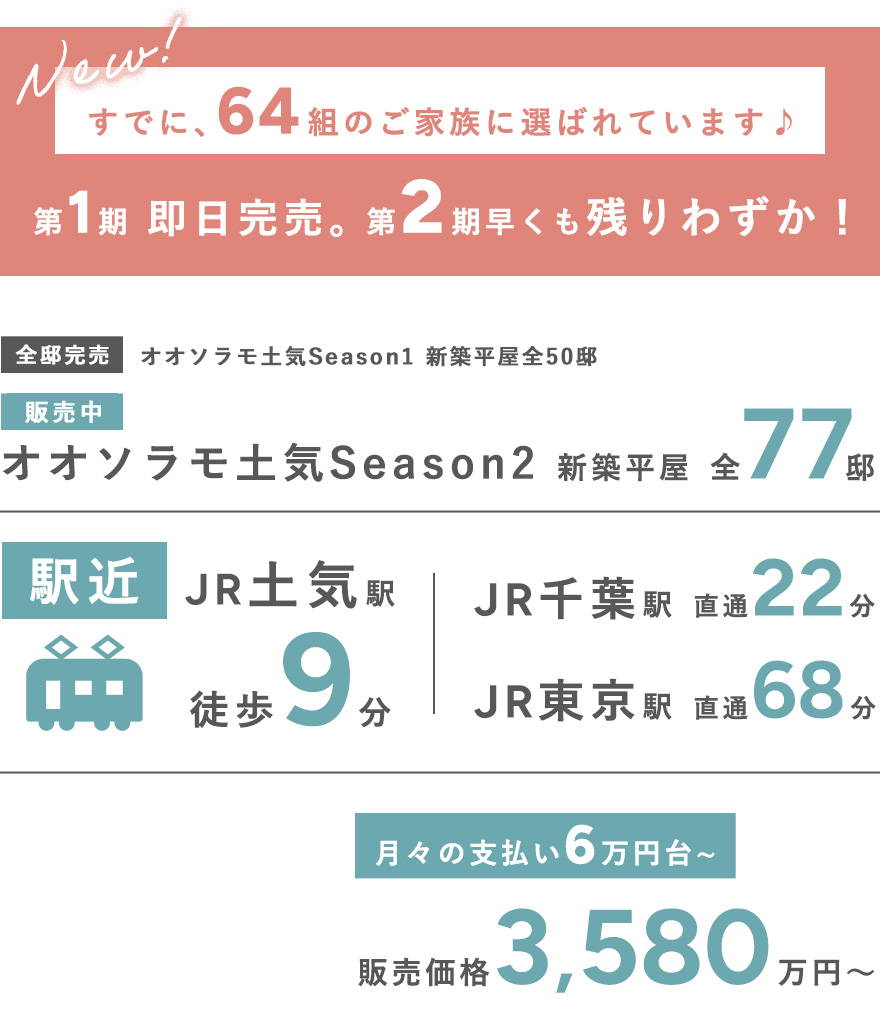 オオソラモ土気の特徴